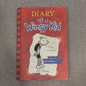 Diary of a Wimpy Kid Book 1 Hardcover Jeff Kinney Kids Chapter Book Novel